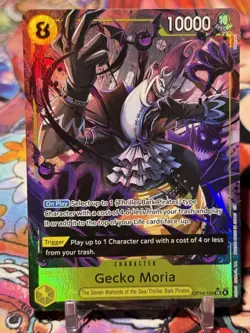 GECKO MORIA - One Piece OP14-104 - AA Alt Art Super Rare SR - The Azure Sea's - Image 1