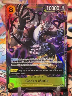 GECKO MORIA - One Piece OP14-104 - AA Alt Art Super Rare SR - The Azure Sea's - Image 3