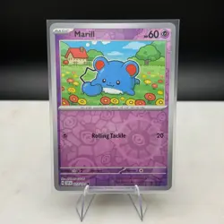 073/191 MARILL REVERSE HOLO SURGING SPARKS POKEMON CARD Mint - Image 1