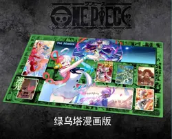 OPCG TCG CCG Table Pad Uta Green Playmat Trading Card Game Mat Mousepad 2.5mm - Image 1