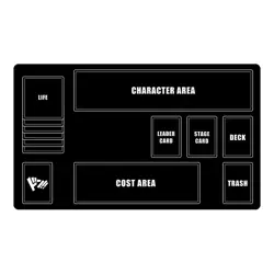 OPCG TCG CCG Table Pad Uta Green Playmat Trading Card Game Mat Mousepad 2.5mm - Image 4