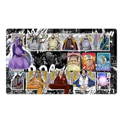 O-P OPCG TCG CCG Table Pad One Piece Playmat 10 Trading Card Game Mat Mousepad - Image 1