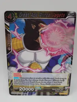Great Ape Prince Vegeta P-042 PR Dragon Ball Super Card Game Promo NM - Image 1