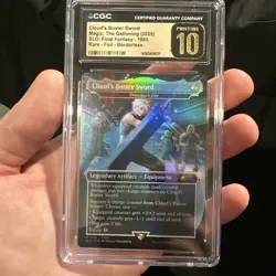 MTG Cloud's Buster Sword SLD Foil Final Fantasy 1865 CGC Pristine 10 Pop 1 🔥 - Image 1