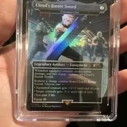 MTG Cloud's Buster Sword SLD Foil Final Fantasy 1865 CGC Pristine 10 Pop 1 🔥 - Image 2