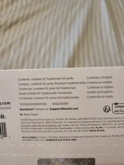 MTG Magic Secret Lair Brain Dead: New Earth Mentality Traditional Foil Sealed - Image 3