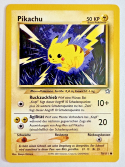 2000 Pokemon Neo Genesis #70/111 German Edition - Pikachu (LP) - Image 1
