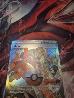Pokemon Arven 235/091 Paldean Fates Special Illustration Rare Full Art Holo NM - Image 2