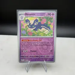 Meowstic - 085/191 Reverse Holo - Surging Sparks - Pokemon TCG - NM - Image 1