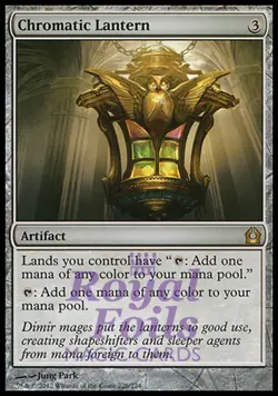 Chromatic Lantern 1x FOIL RTR MTG Return to Ravnica Rare MINT artifact - Image 1