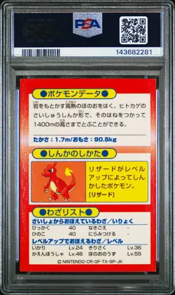 PSA 6 Charizard Promo-Foil 1997 Pokemon Japanese Meiji Promo - Image 2