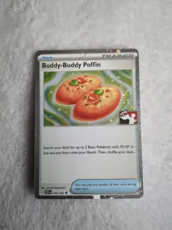 Buddy-Buddy Poffin 144/162 Cosmos Holo Play! Prize Pack Series Pokemon TCG - Image 1