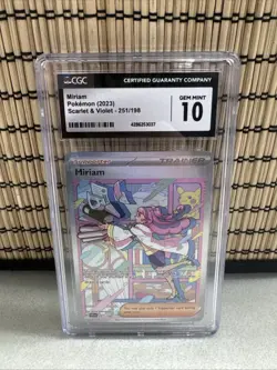 Miriam 251/198 2023 Pokemon Scarlet Violet Special Illustration Rare CGC 10 - Image 1
