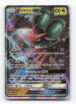 Pokemon TCG - Noivern GX 99/147 Near Mint Holo GX Rare Burning Shadows - Image 1