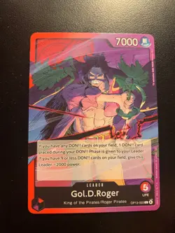 One Piece Carrying on His Will OP13-003 Gol.D.Roger Leader - Image 1