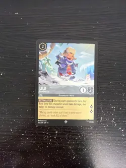 Lilo Bundled Up 195/204 Super Rare Disney Lorcana Winterspell - Image 1