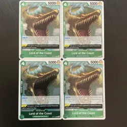 Lord of the Coast OP11-028 Character English Bandai One Piece Card Game x4 - Image 1