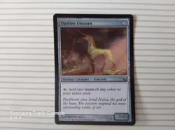 Magic: The Gathering - THEROS ~ Common ~ Opaline Unicorn (FOIL) - Image 1