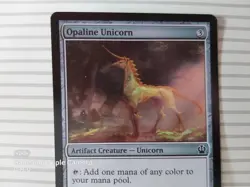 Magic: The Gathering - THEROS ~ Common ~ Opaline Unicorn (FOIL) - Image 2