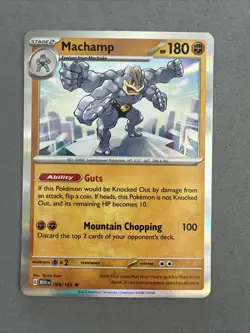 Pokemon TCG * Scarlet & Violet 151 * 068/165 Machamp Rare * HOLO * NM - Image 1