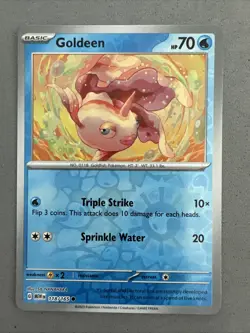 Pokemon TCG * Scarlet & Violet 151 * 118/165 Goldeen C * REVERSE HOLO * NM - Image 1