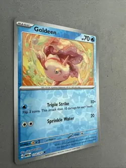 Pokemon TCG * Scarlet & Violet 151 * 118/165 Goldeen C * REVERSE HOLO * NM - Image 2