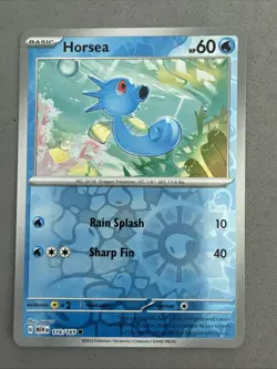 Pokemon TCG * Scarlet & Violet 151 * 116/165 Horsea C * REVERSE HOLO * NM - Image 1