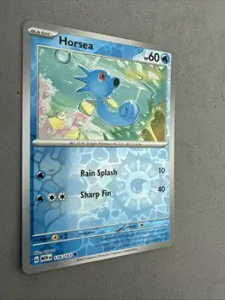 Pokemon TCG * Scarlet & Violet 151 * 116/165 Horsea C * REVERSE HOLO * NM - Image 2