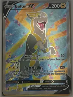 Boltund V 249/264 Ultra Rare Fusion Strike Pokemon NM - Image 1