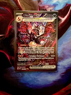 Pokemon Charizard ex 234/091 SV: Paldean Fates Special Illustration Rare Holo EX - Image 1
