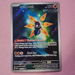 Iron Moth 187/182 - Paradox Rift - Illustration Rare- Pokemon TCG - NM/M - Image 1