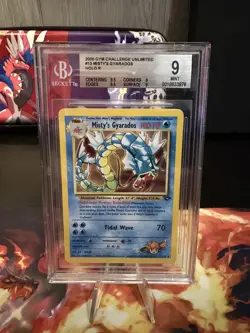 Pokemon 2000 Misty’s Gyarados 13/132 BGS 9 Mint Holo Rare Gym Challenge - Image 1