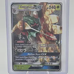 Pokemon Decidueye GX 12/149 Sun and Moon Full Art Holo Foil Ultra Rare 2017 - Image 2