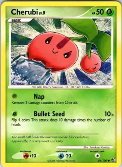 Cherubi 56/100 Stormfront Pokemon TCG LP Normal - Image 1