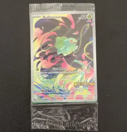 Pokemon Bulbasaur 133/132 Illustration Rare Mega Evolution Promo Sealed New! - Image 1