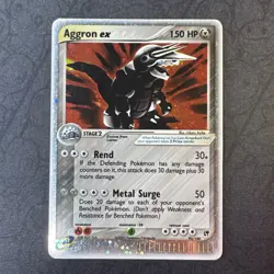 Aggron ex 95/100 Sandstorm Holo Pokemon - Image 1