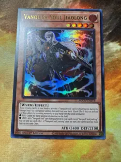 Yugioh Vanquish Soul Jiaolong Ultra Rare AGOV-EN018 Age of Overlord 1st Ed NM - Image 1