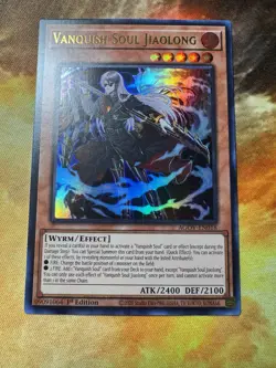 Yugioh Vanquish Soul Jiaolong Ultra Rare AGOV-EN018 Age of Overlord 1st Ed NM - Image 2
