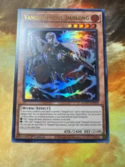 Yugioh Vanquish Soul Jiaolong Ultra Rare AGOV-EN018 Age of Overlord 1st Ed NM - Image 3