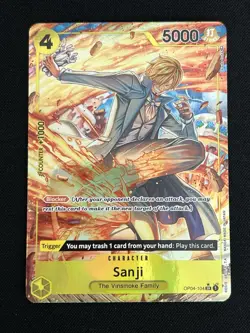 Sanji OP04-104 Kingdoms of Intrigue One Piece Alternate Art - Image 1