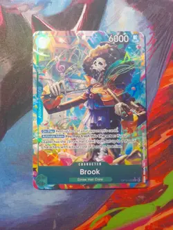 One Piece TCG Brook OP15-032 Alternate Art English Mint - Image 1