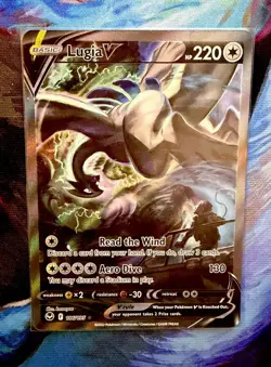 Pokemon Lugia V SWSH301 Alternate Art Holo Card SWSH: Sword & Shield, HP 220 - Image 1