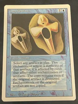 Copy Artifact Revised Edition Mtg Magic The Gathering Card LP - Image 1