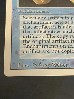 Copy Artifact Revised Edition Mtg Magic The Gathering Card LP - Image 2