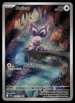 Pokemon Cards Noibat 169/159 Journey Together Illustration Rare NM *4 - Image 1
