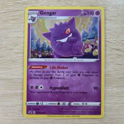 LP Gengar SWSH052 Holo Black Star Promo Nintendo Card Pokemon TCG Sword & Shield - Image 1