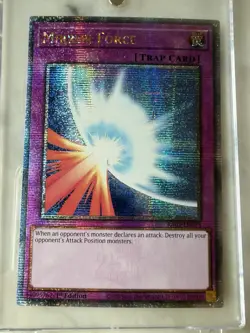 Konami Mirror Force Quarter Century Secret Rare 1st Edition Yu-Gi-Oh! Trap Card - Image 1