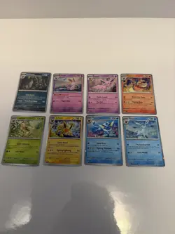 Prismatic Evolutions Costco Cosmos Holo Promo Cards Full Set Of 8 NM Eevelutions - Image 1