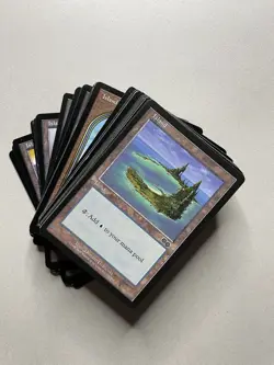 Magic The Gathering Land - Island 65 Card Lot 1993-1999 Black Border - Image 5