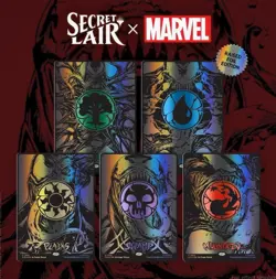 MTG Secret Lair x Marvel's Spider-Man: Mana Symbiote Raised Foil Edition Sealed - Image 1